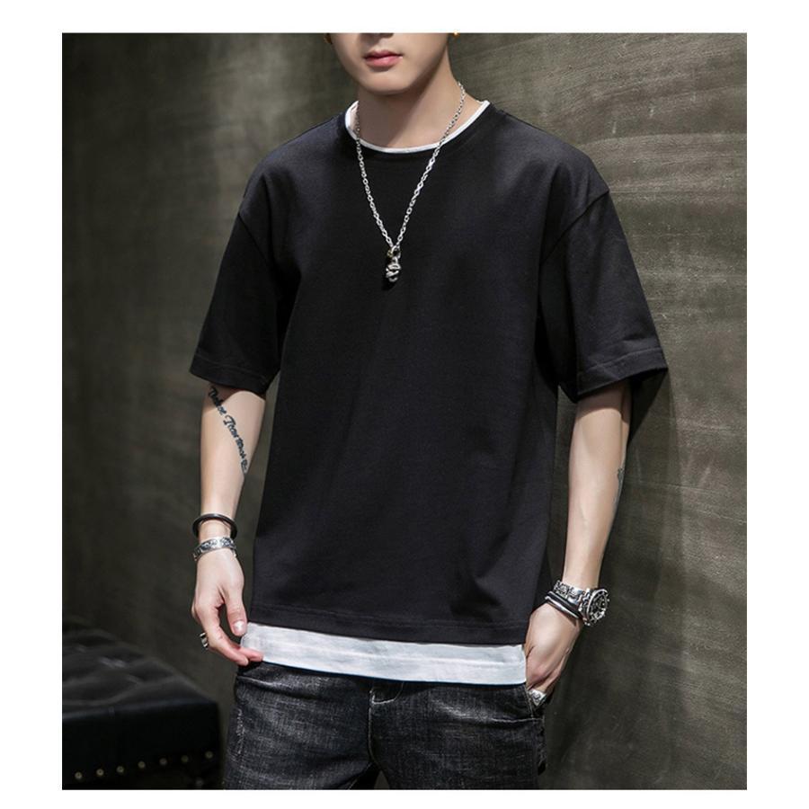 送料無料 夏新作 Tシャツ メンズ 半袖 おしゃれ カットソー 無地 アメカジ カジュアル tシャツ トップス 夏服 スポーツ 大きいサイズ |  | 12