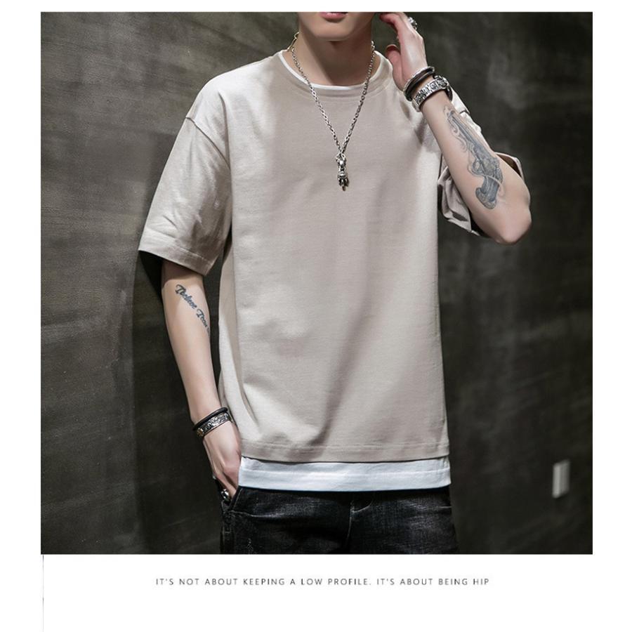 送料無料 夏新作 Tシャツ メンズ 半袖 おしゃれ カットソー 無地 アメカジ カジュアル tシャツ トップス 夏服 スポーツ 大きいサイズ |  | 15