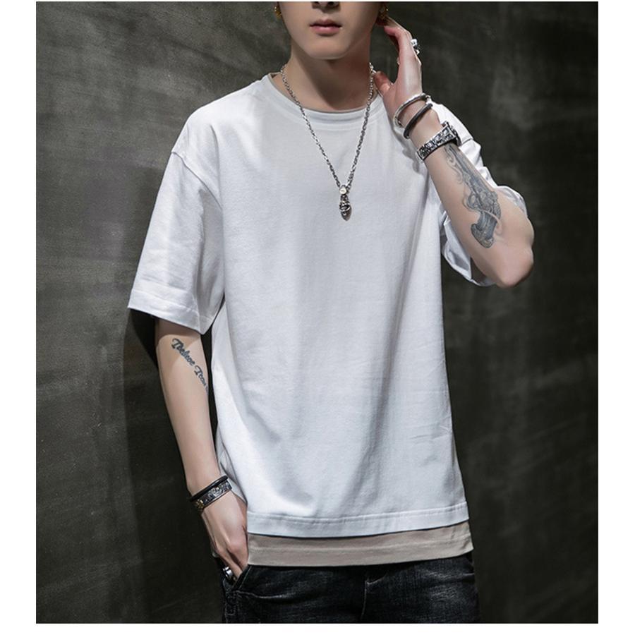 送料無料 夏新作 Tシャツ メンズ 半袖 おしゃれ カットソー 無地 アメカジ カジュアル tシャツ トップス 夏服 スポーツ 大きいサイズ |  | 16