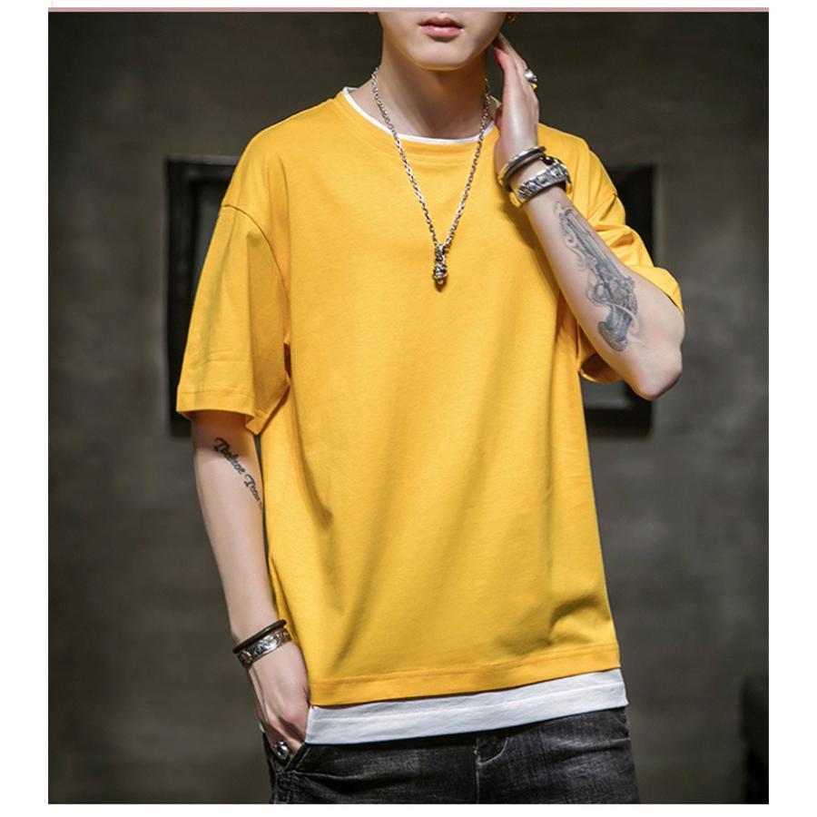 送料無料 夏新作 Tシャツ メンズ 半袖 おしゃれ カットソー 無地 アメカジ カジュアル tシャツ トップス 夏服 スポーツ 大きいサイズ |  | 18