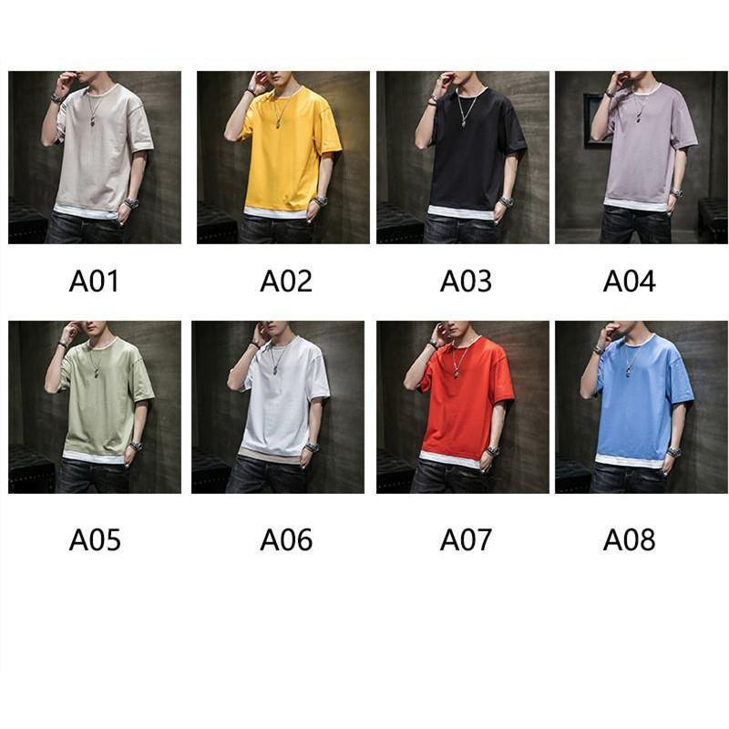 送料無料 夏新作 Tシャツ メンズ 半袖 おしゃれ カットソー 無地 アメカジ カジュアル tシャツ トップス 夏服 スポーツ 大きいサイズ |  | 01