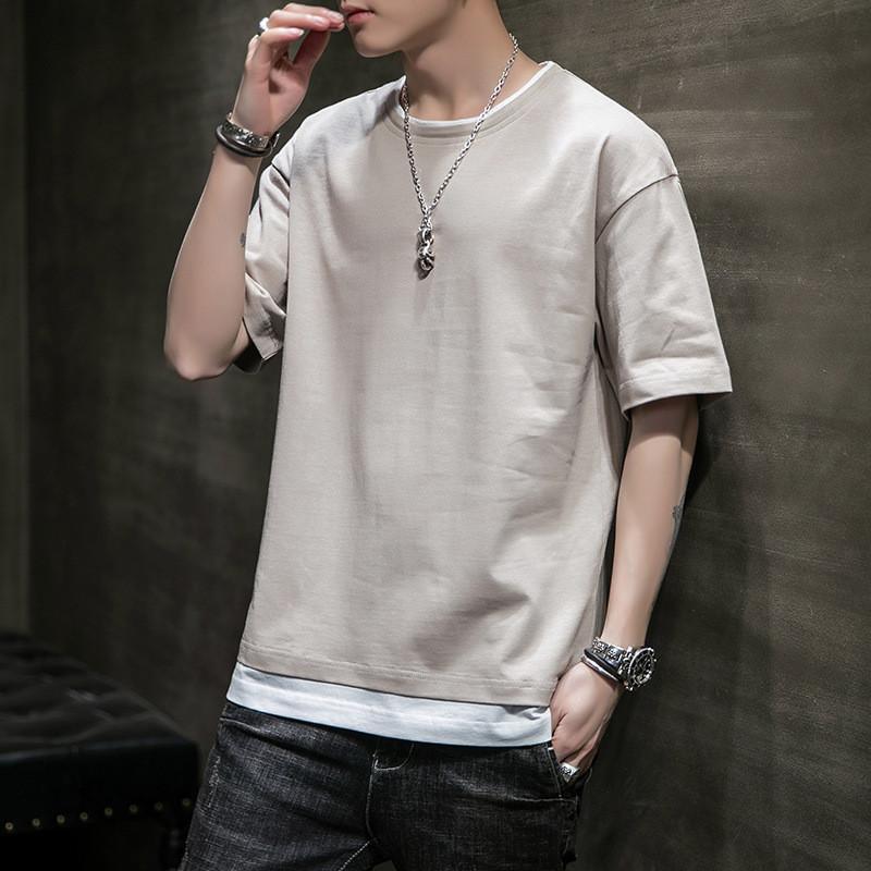 送料無料 夏新作 Tシャツ メンズ 半袖 おしゃれ カットソー 無地 アメカジ カジュアル tシャツ トップス 夏服 スポーツ 大きいサイズ |  | 08