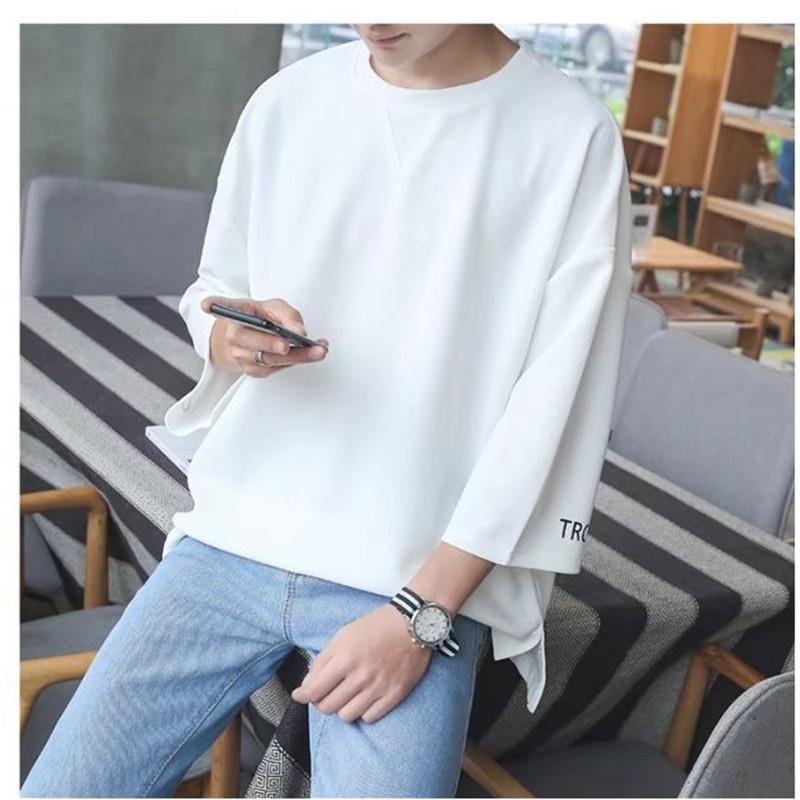 Tシャツ 夏服 メンズ 七分袖 無地 カットソー 無地 柔らかい おしゃれ 軽い カジュアル スポーツ シンプル 快適 オールシーズン 夏新作 |  | 11