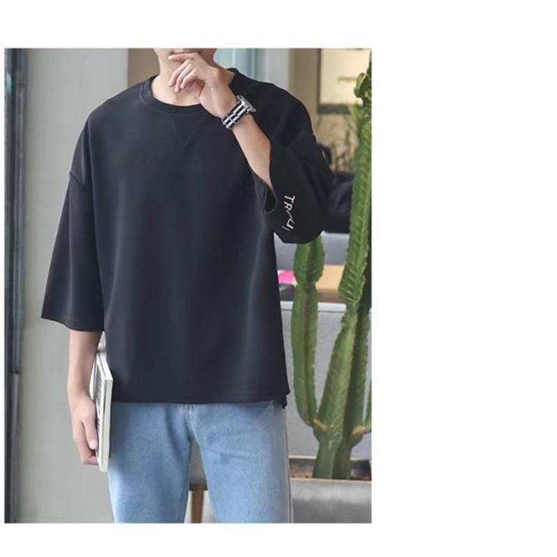 Tシャツ 夏服 メンズ 七分袖 無地 カットソー 無地 柔らかい おしゃれ 軽い カジュアル スポーツ シンプル 快適 オールシーズン 夏新作 |  | 15