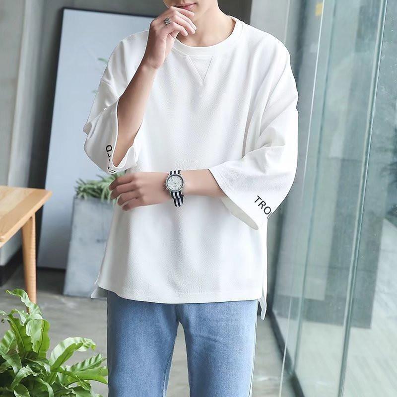 Tシャツ 夏服 メンズ 七分袖 無地 カットソー 無地 柔らかい おしゃれ 軽い カジュアル スポーツ シンプル 快適 オールシーズン 夏新作 |  | 04