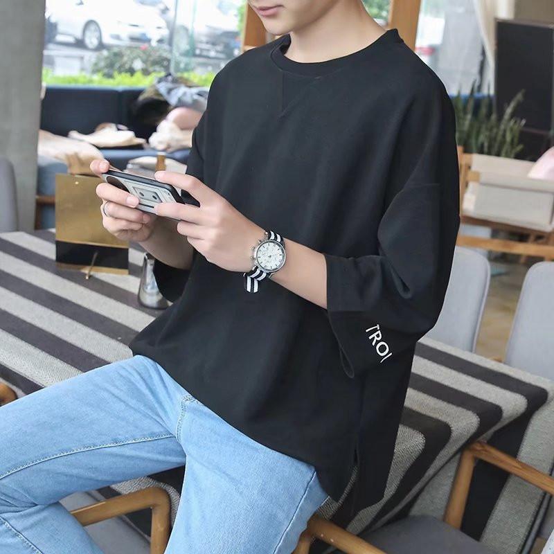 Tシャツ 夏服 メンズ 七分袖 無地 カットソー 無地 柔らかい おしゃれ 軽い カジュアル スポーツ シンプル 快適 オールシーズン 夏新作 |  | 08