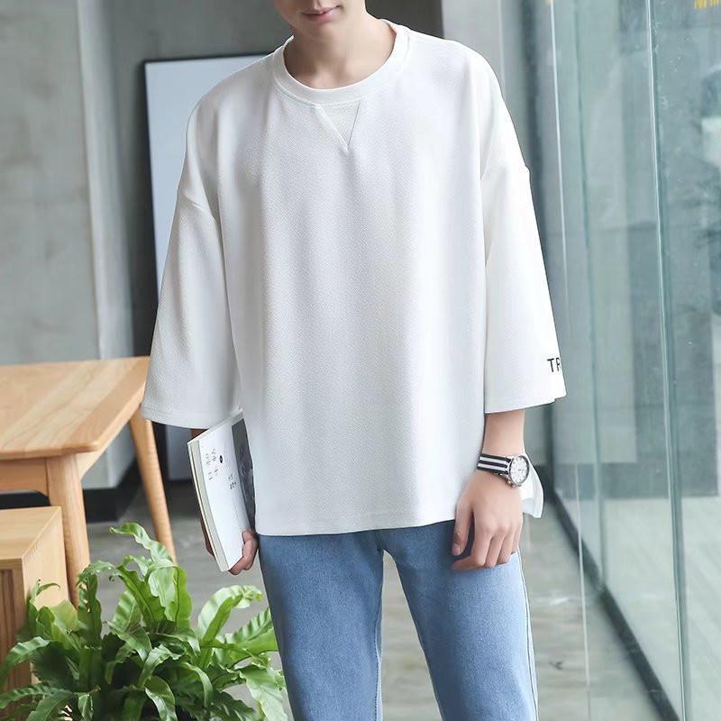 Tシャツ 夏服 メンズ 七分袖 無地 カットソー 無地 柔らかい おしゃれ 軽い カジュアル スポーツ シンプル 快適 オールシーズン 夏新作 |  | 09