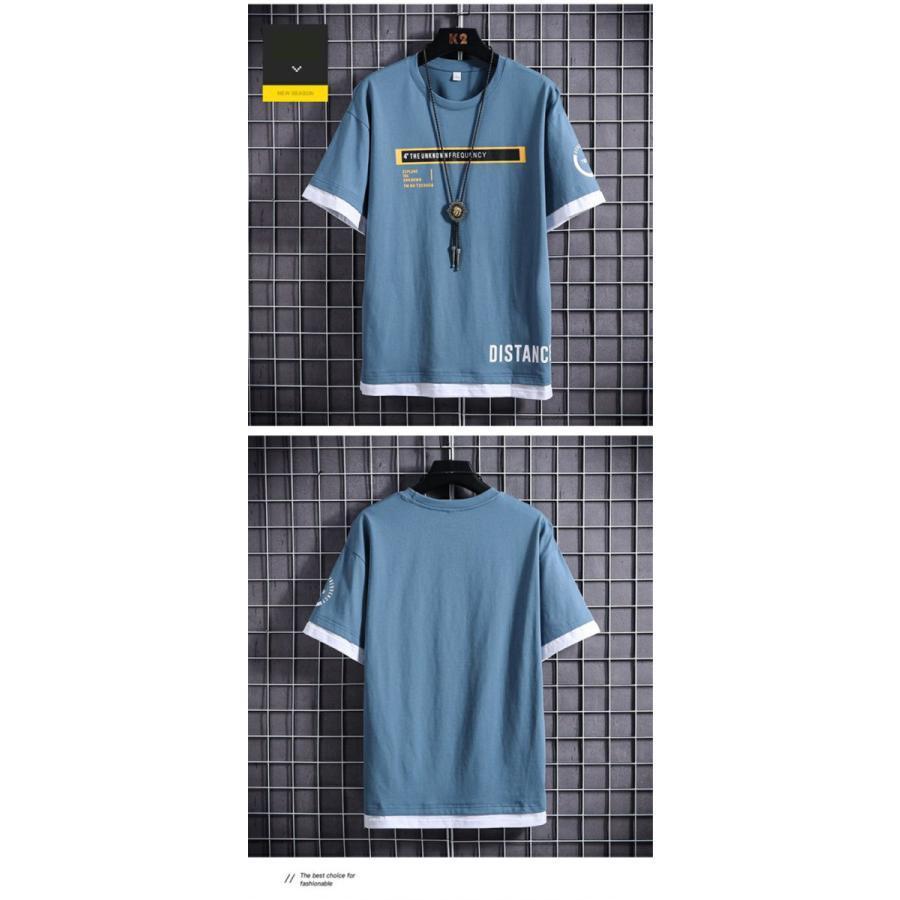 Tシャツ メンズ 半袖 無地 春夏 夏服 ティーシャツ 半袖Tシャツ かっこいい トップス クルーネック おしゃれ お出かけ カットソー カジュアル |  | 11