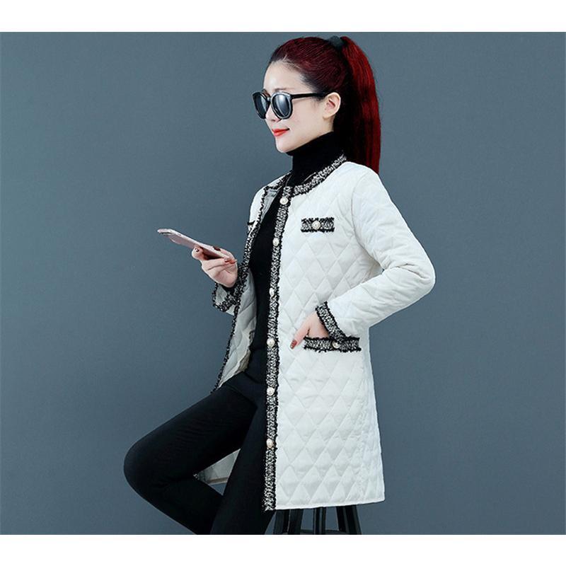 中綿ダウンコート レディース ロング丈 軽い 秋冬 アウター 中綿コート 一部即納 ボタン 中綿ジャケット ダウン風コート ノー襟 薄手 暖かい スリム 細身 |  | 10