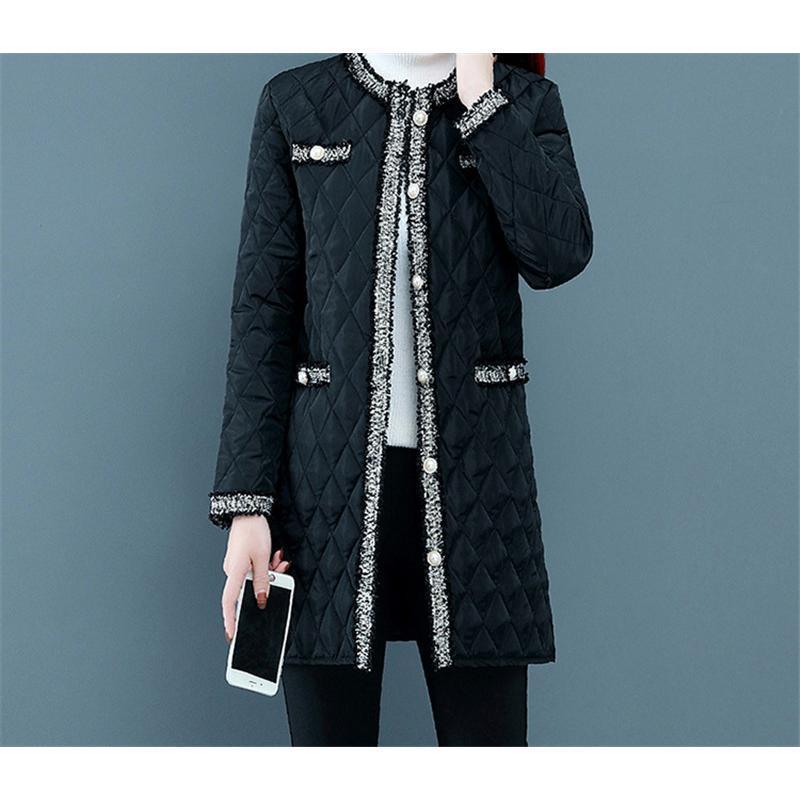 中綿ダウンコート レディース ロング丈 軽い 秋冬 アウター 中綿コート 一部即納 ボタン 中綿ジャケット ダウン風コート ノー襟 薄手 暖かい スリム 細身 |  | 11