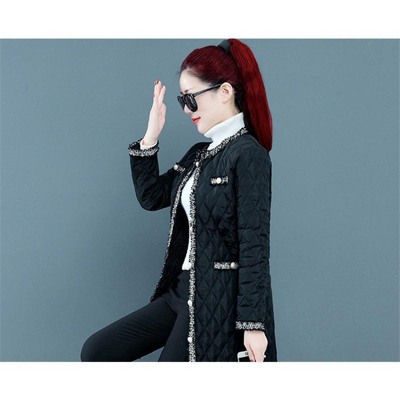 中綿ダウンコート レディース ロング丈 軽い 秋冬 アウター 中綿コート 一部即納 ボタン 中綿ジャケット ダウン風コート ノー襟 薄手 暖かい スリム 細身 |  | 12