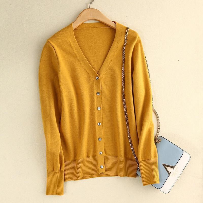 カーディガン レディース ニットセーター Vネック ブラウス 学生 オフィス 看護師 アウター 事務服 制服 長袖 秋冬 ユニフォーム トップス 前開き |  | 08