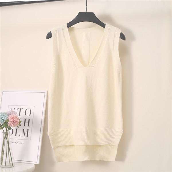 ニットベスト レディース チョッキ Vネック 無地 スクールベスト ベスト ニットトップス ショット丈 上品 暖かい 人気急上昇 送料無料 |  | 05