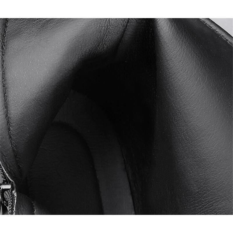 ブーツ メンズ ワークブーツ スノーブーツ ハイカット 厚底 カーゴ