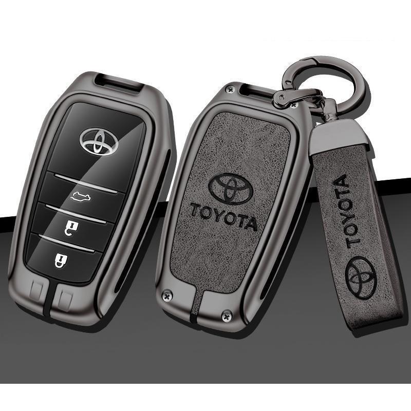 ◇トヨタ TOYOTA◇深錆色/グレー◇キーケース キーホルダー付き 高級
