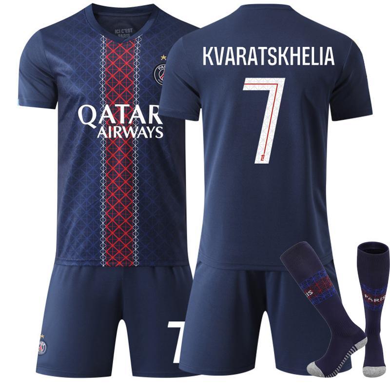 2025-26 パリ・サンジェルマン サッカーウェア 7番クヴァラツヘリア 10