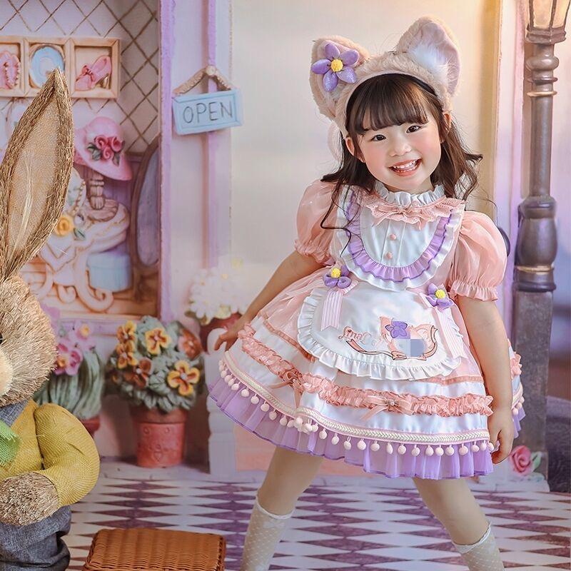 リーナベル風 コスプレ 5点セット 130cm 2025 ハロウィン 子供 プリンセス ドレス リーナベル コスチューム