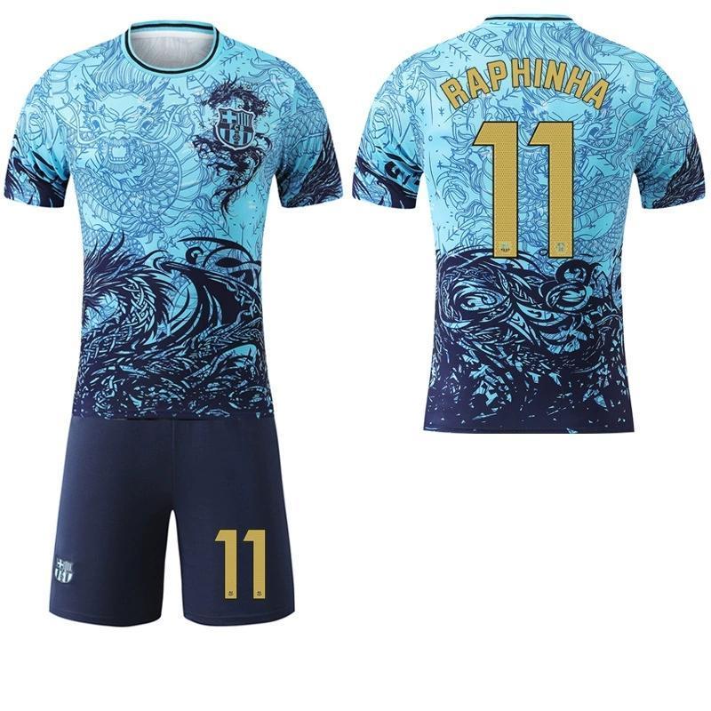 バルサ　サッカーユニフォーム 2526 バルサ スペシャルエディション ブルー 背番号19 ヤマル