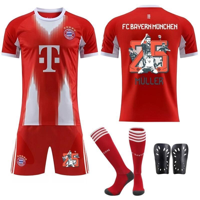 トーマスミュラー　バイエルンミュンヘン　ユニフォーム　No.25 Lサイズ 24-25 バイエルン・ミュンヘン No.25 ミュラー トーマスミュラー