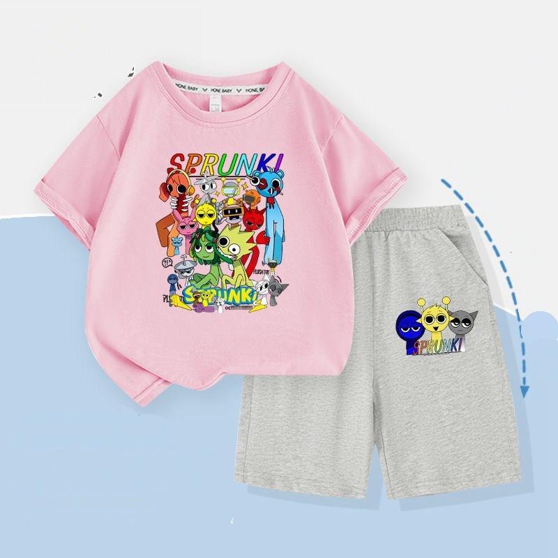 スプランキー sprunki 子供服 セットアップ キッズ 上下セット 2点 