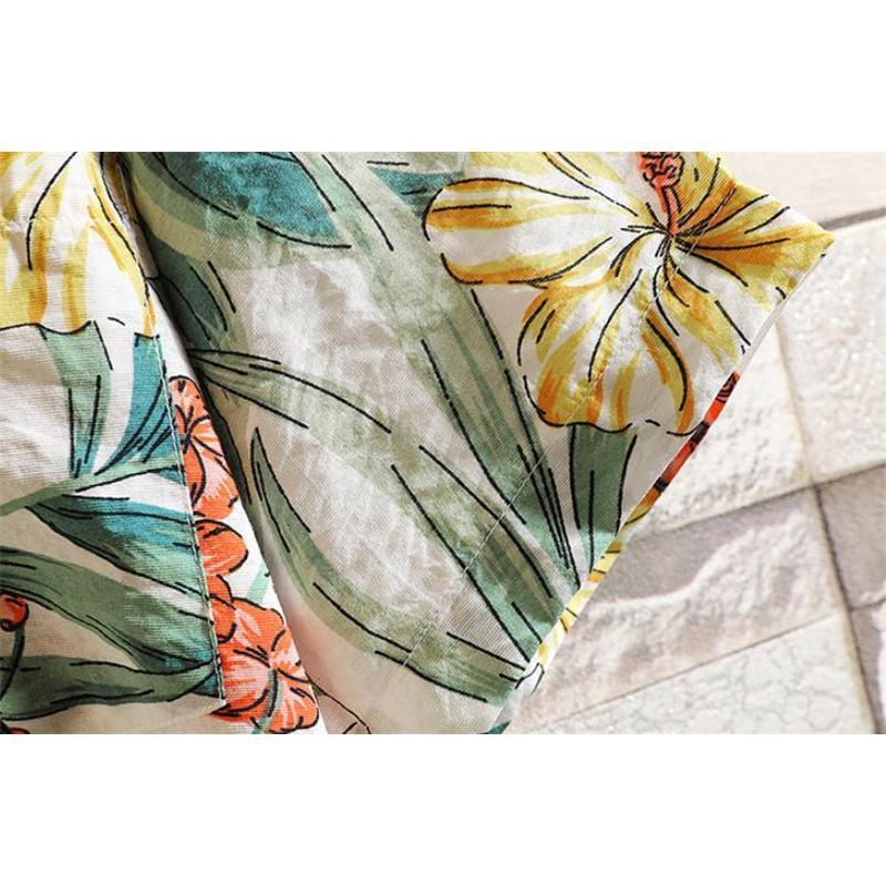 アロハシャツ カジュアルシャツ 半袖 メンズ 総柄 お兄系 花柄シャツ トップス ボタンダウン 開襟 旅行 ゆったり 大きいサイズ 夏物 おしゃれ |  | 15