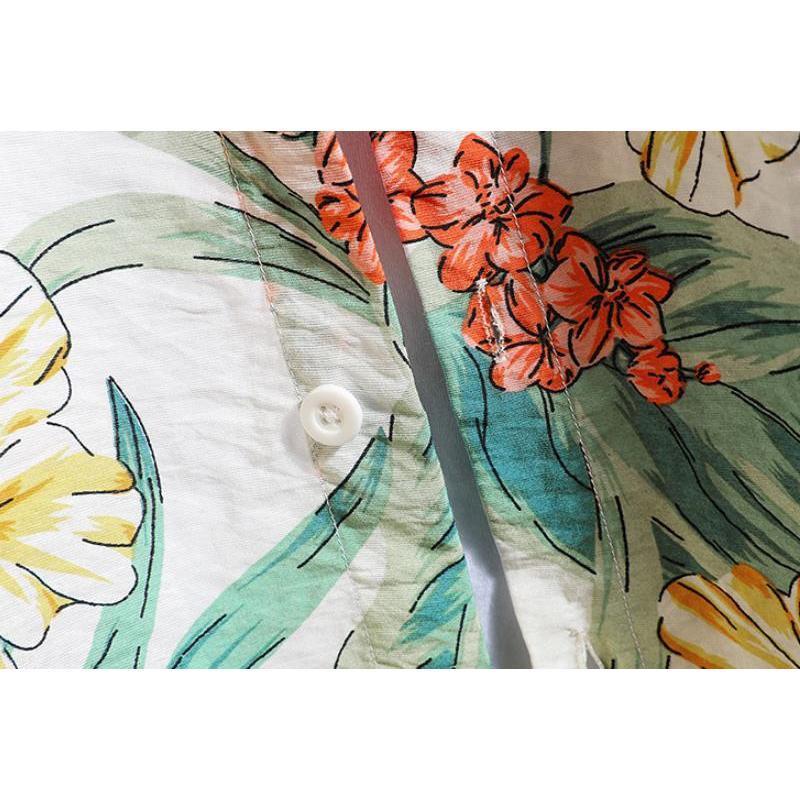 アロハシャツ カジュアルシャツ 半袖 メンズ 総柄 お兄系 花柄シャツ トップス ボタンダウン 開襟 旅行 ゆったり 大きいサイズ 夏物 おしゃれ |  | 16