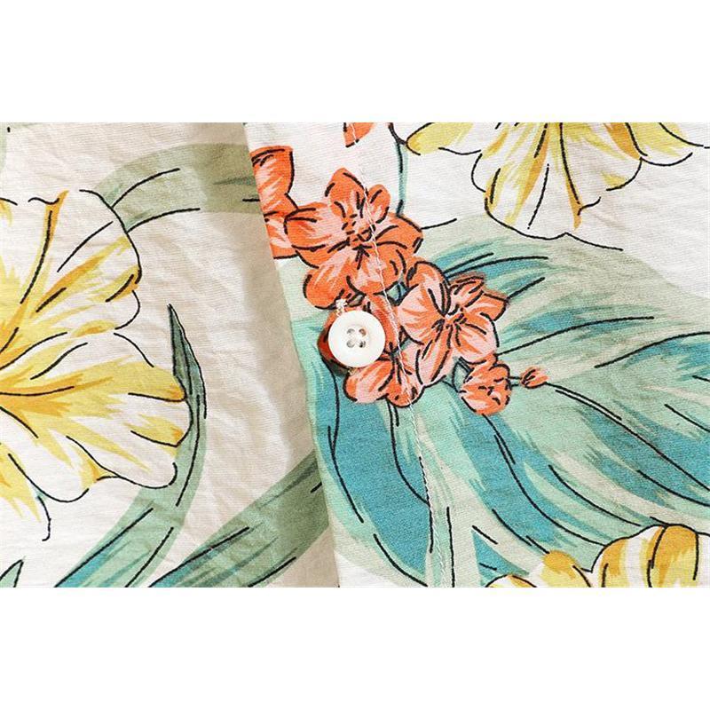 アロハシャツ カジュアルシャツ 半袖 メンズ 総柄 お兄系 花柄シャツ トップス ボタンダウン 開襟 旅行 ゆったり 大きいサイズ 夏物 おしゃれ |  | 17