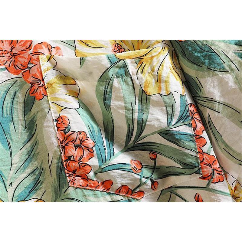 アロハシャツ カジュアルシャツ 半袖 メンズ 総柄 お兄系 花柄シャツ トップス ボタンダウン 開襟 旅行 ゆったり 大きいサイズ 夏物 おしゃれ |  | 18