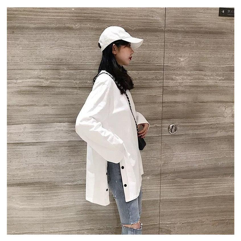 長袖 tシャツ レディース インナー Tシャツ 春服 トップス ハイネック 春 秋 ロング丈 ロングシャツ 体型カバー カットソー 服 おしゃれ 韓国風 |  | 11