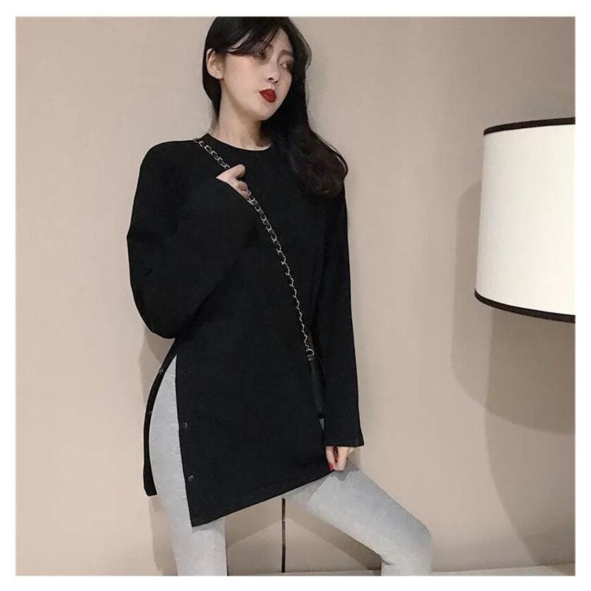 長袖 tシャツ レディース インナー Tシャツ 春服 トップス ハイネック 春 秋 ロング丈 ロングシャツ 体型カバー カットソー 服 おしゃれ 韓国風 |  | 15