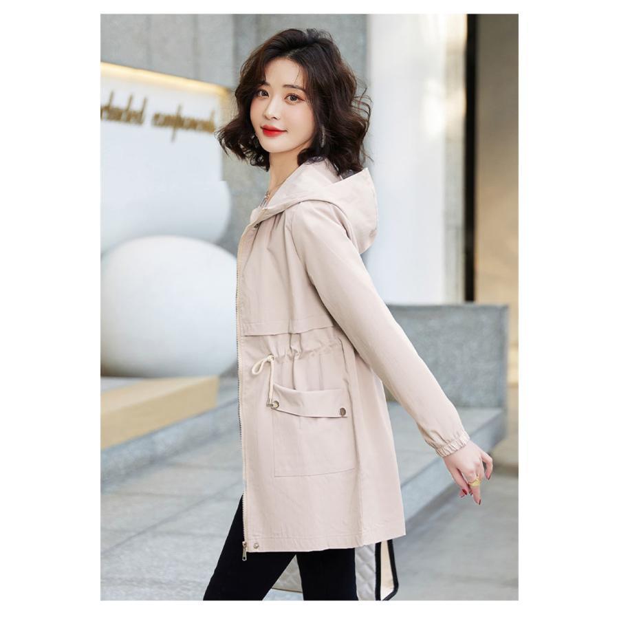 春コーデ モッズコート ミリタリージャケット トレンチコート 春服 レディース スプリングコート マウンテンパーカー フード付き カジュアル 通勤 OL 着痩せ |  | 12