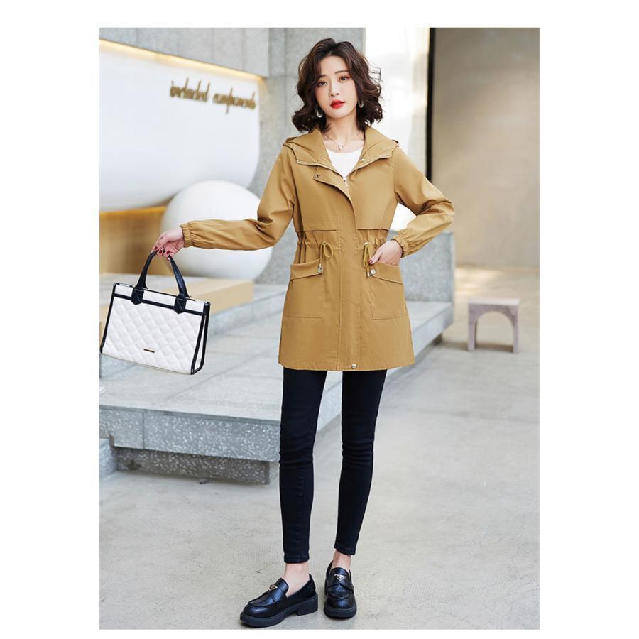 春コーデ モッズコート ミリタリージャケット トレンチコート 春服 レディース スプリングコート マウンテンパーカー フード付き カジュアル 通勤 OL 着痩せ |  | 18