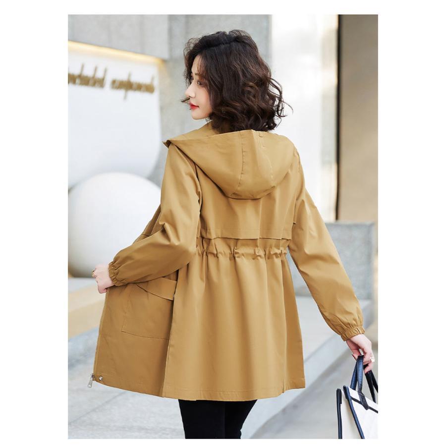 春コーデ モッズコート ミリタリージャケット トレンチコート 春服 レディース スプリングコート マウンテンパーカー フード付き カジュアル 通勤 OL 着痩せ |  | 19