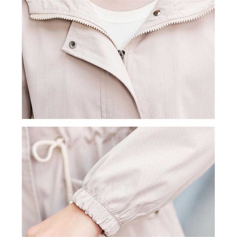 春コーデ モッズコート ミリタリージャケット トレンチコート 春服 レディース スプリングコート マウンテンパーカー フード付き カジュアル 通勤 OL 着痩せ |  | 20