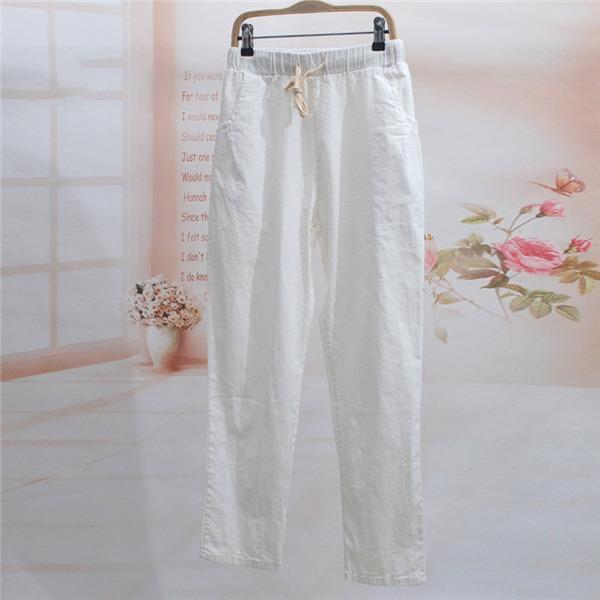 テーパードパンツ ワイドパンツ レディース チノパンツ チノパン ゆったり サマーパンツ 薄手 ガウチョ レトロ 体型カバー ウエストゴム 無地 ボトムス |  | 01