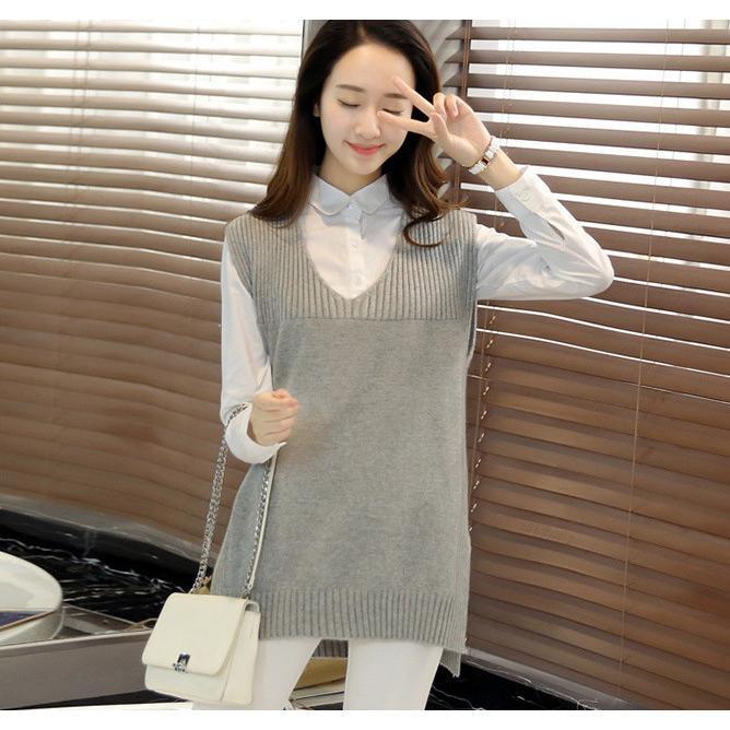 ニットベスト レディース チョッキ トップス Vネック 秋服 リブ ゆったり プルオーバー ベスト ジレー セーター 無地 秋コーデ カジュアル 重ね着 |  | 12