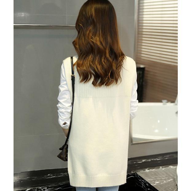 ニットベスト レディース チョッキ トップス Vネック 秋服 リブ ゆったり プルオーバー ベスト ジレー セーター 無地 秋コーデ カジュアル 重ね着 |  | 17
