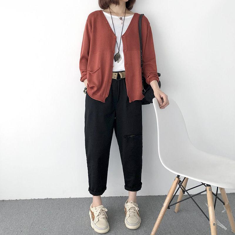 カーディガン ニット レディース ニットカーディガン 長袖 体型カバー ゆったり 春 夏 秋 トップス Vネック 羽織り 着痩せ ボタン カジュアル シンプル |  | 17