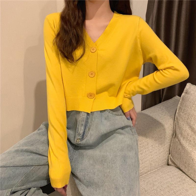 カーディガン ニット レディース ニットカーディガン 長袖 体型カバー ゆったり 春 夏 秋 トップス Vネック 羽織り ボタン 短め 着痩せ 20代 30代 |  | 01