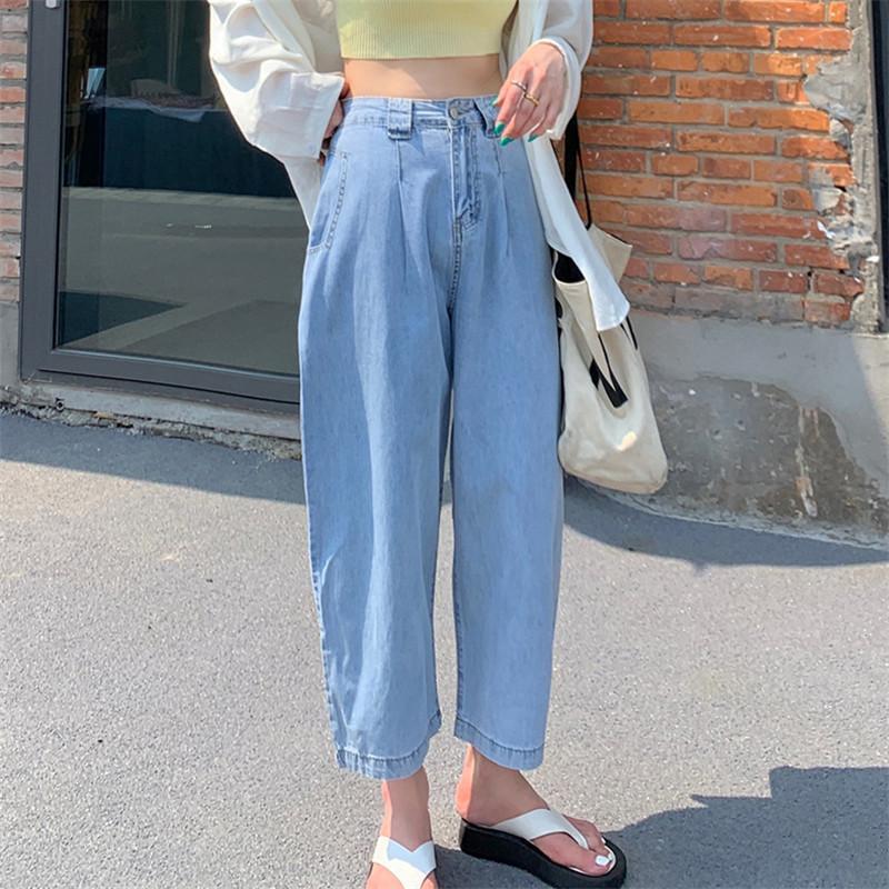 デニムパンツ ワイドパンツ レディース ストレッチ ジーパン ジーンズ 快適 伸縮 仕事着 ブリーチ ゆったり ボタン おしゃれ 長ズボン 春 夏 |  | 18