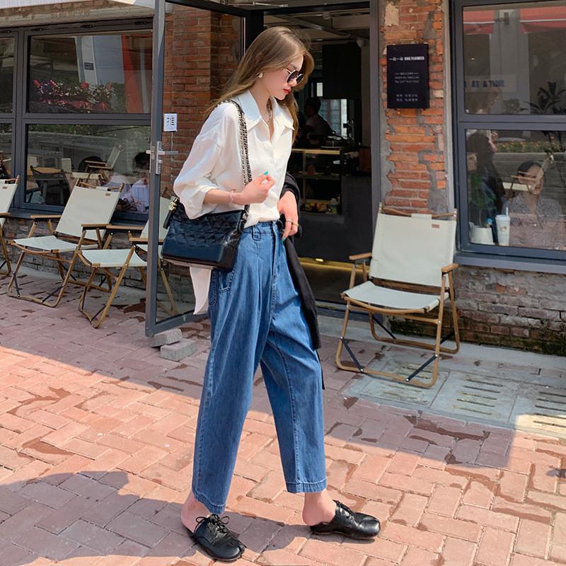 デニムパンツ ワイドパンツ レディース ストレッチ ジーパン ジーンズ 快適 伸縮 仕事着 ブリーチ ゆったり ボタン おしゃれ 長ズボン 春 夏 |  | 09