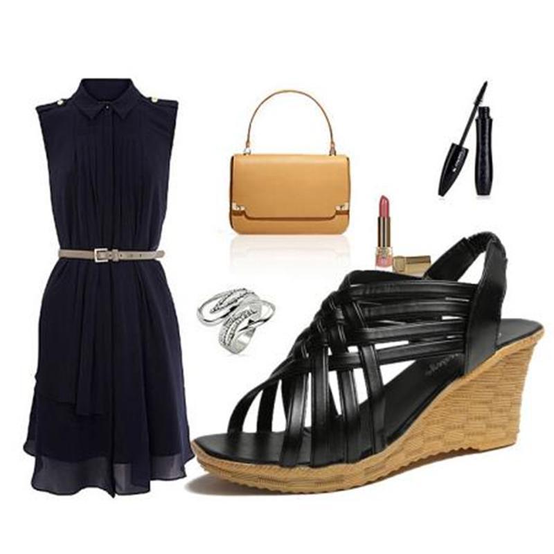 ウェッジソール サンダル レディース ジューズ ウエッジヒール 通気性 疲れない 脱ぎやすい 履きやすい 滑りにくい カジュアル 旅行 美観 |  | 06