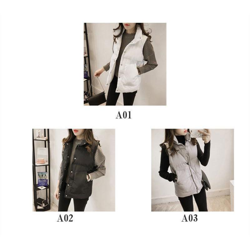 ダウンベスト レディース ショート丈 羽毛 チョッキ 前開き 羽織り アウター ゆったり 暖かい 防寒着 可愛い カジュアル 冬 |  | 01