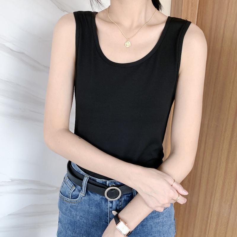タンクトップ レディース 下着 インナー キャミソール トップス ノースリーブ シンプル ロング 無地 薄手 重ね着 白 黒 オールシーズン |  | 09