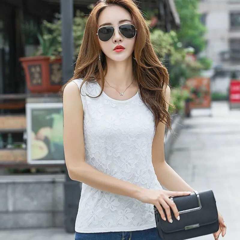 タンクトップ レディース レース レイヤード きれいめ 花柄 トップス 袖なし ロング丈 ノースリーブ かわいい 重ね着 薄手 ゆったり 白 |  | 07