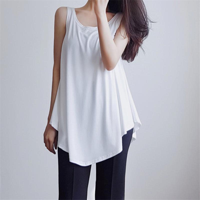 タンクトップ レディース ストレッチ インナー トップス ロング丈 ノースリーブ 体型カバー シンプル かわいい 重ね着 無地 薄手 ゆったり |  | 11