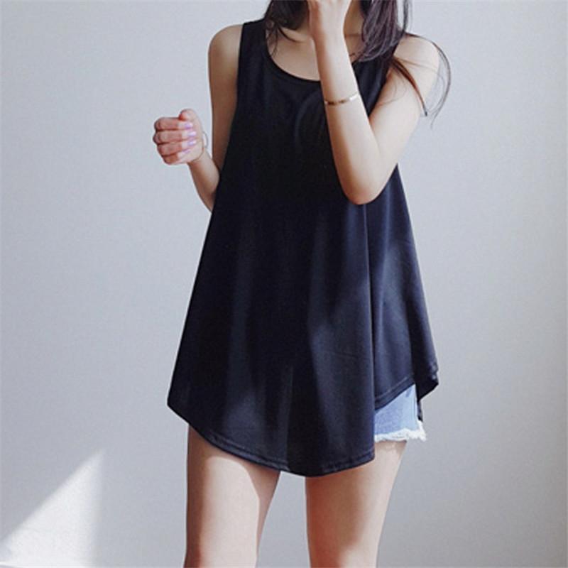 タンクトップ レディース ストレッチ インナー トップス ロング丈 ノースリーブ 体型カバー シンプル かわいい 重ね着 無地 薄手 ゆったり |  | 13