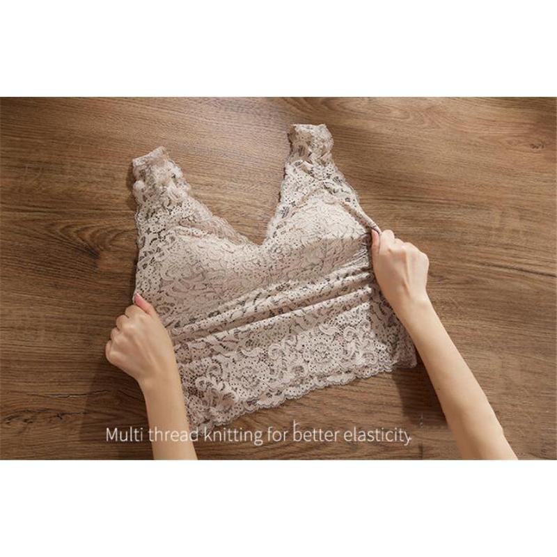 タンクトップ レディース レース インナー 花柄 パッド付き 下着 Vネック トップス ノースリーブ シンプル かわいい 重ね着 薄手 おしゃれ |  | 04