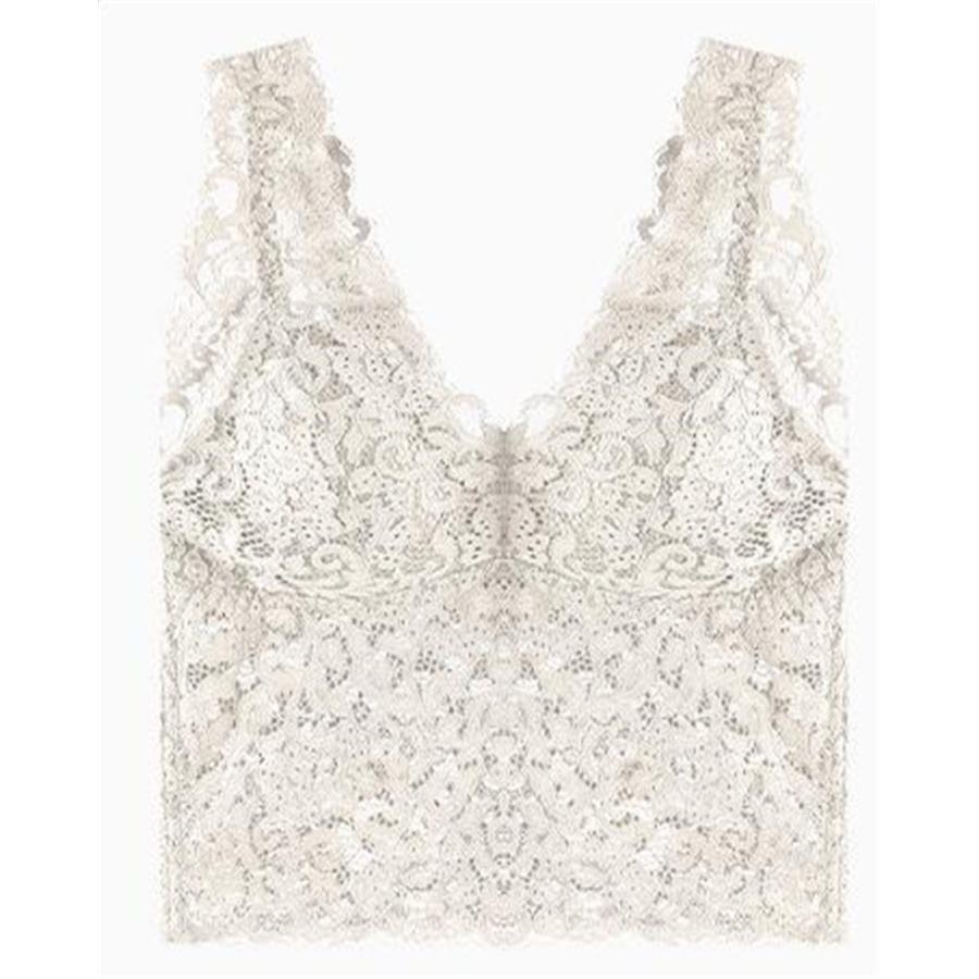 タンクトップ レディース レース インナー 花柄 パッド付き 下着 Vネック トップス ノースリーブ シンプル かわいい 重ね着 薄手 おしゃれ |  | 05