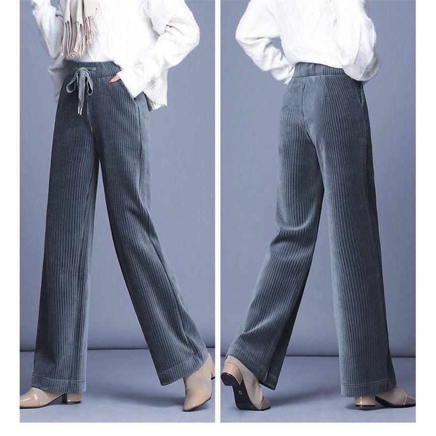 ガウチョパンツ レディース ワイドパンツ コーデュロイ ボトムス 暖かい 裏起毛 肌触り カジュアル 体型カバー 可愛い 秋冬 |  | 03